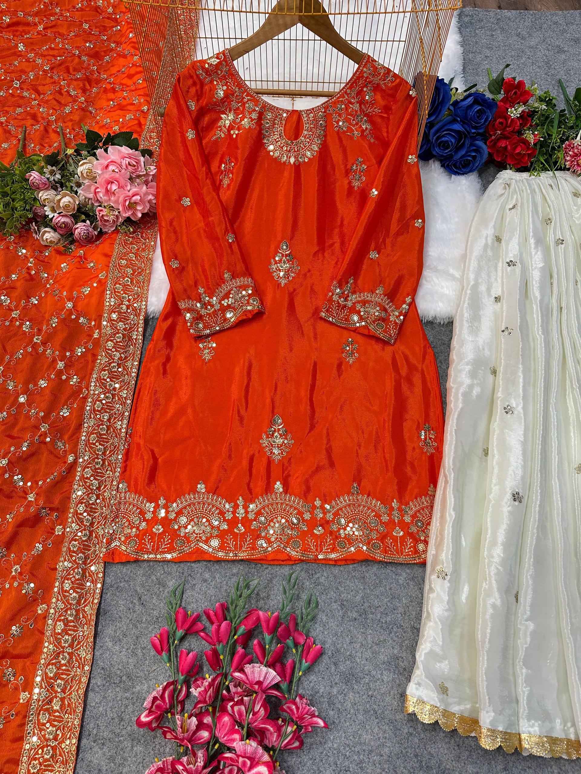 Editorial Vermilion & Pearl Co-ord